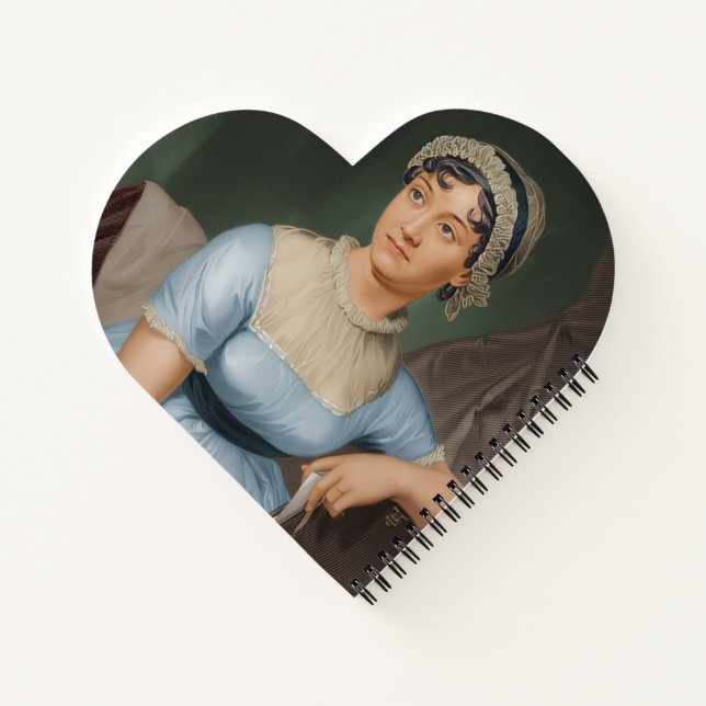 Jane Austen notebook Notizbuch (Rückseite)