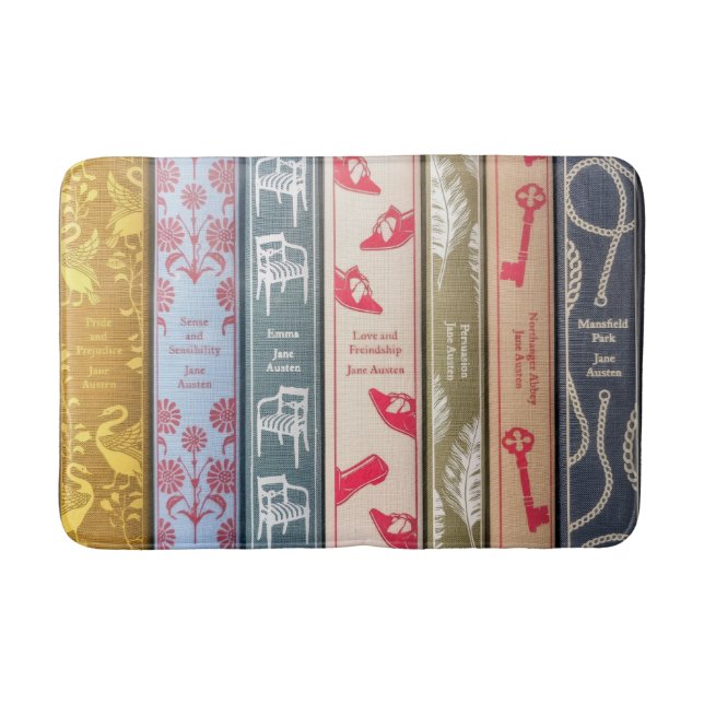 Jane Austen Novels Badematte (Vorderseite)