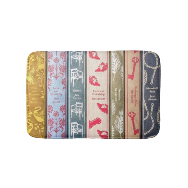 Jane Austen Novels Badematte (Vorderseite)
