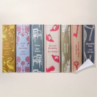 Jane Austen Novels Strandtuch
