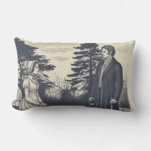Jane-Austen-Paare Lendenkissen