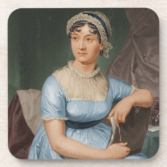Jane Austen Plastic Untersetzer Set (Vorderseite)