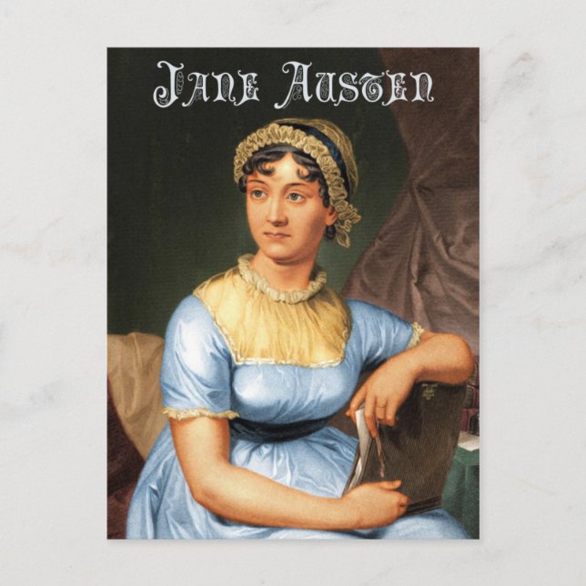 Jane Austen - Portrait Postkarte (Vorderseite)