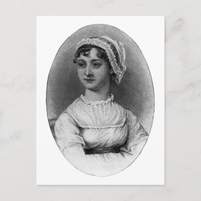 Jane Austen Portrait Postkarte (Vorderseite)