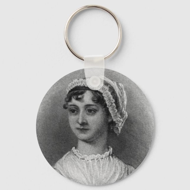 Jane Austen Portrait Schlüsselanhänger (Vorderseite)