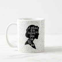 Jane Austen Quote Tasse - Start Your Day Inspirier