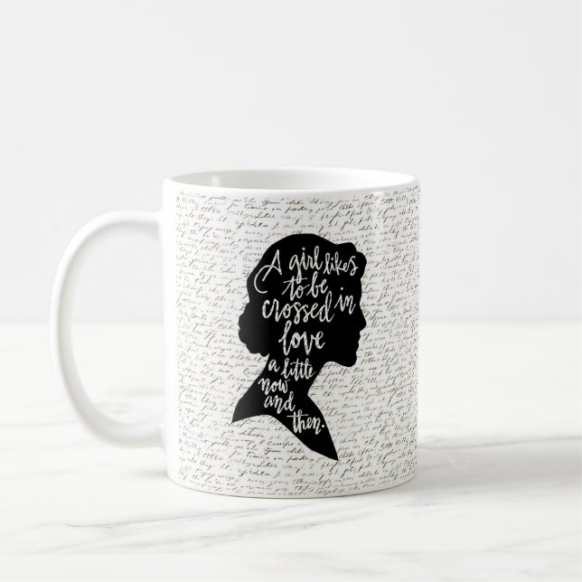 Jane Austen Quote Tasse - Start Your Day Inspirier (Links)