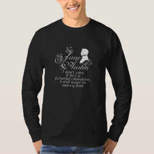 Jane Austen Quotes Pride Prejudice Book Club Liter T-Shirt