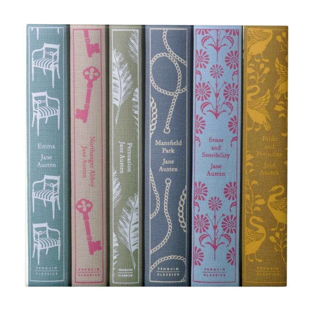 Jane-Austen-Romane  Fliese (Vorderseite)