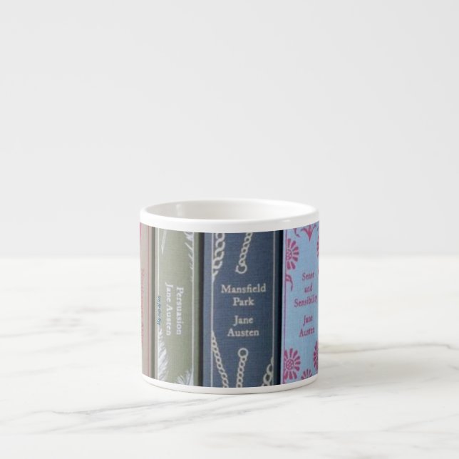 Jane Austen Romane sind mein Fall Espressotasse (Vorderseite)