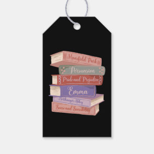 Jane Austen Romane V Geschenkanhänger