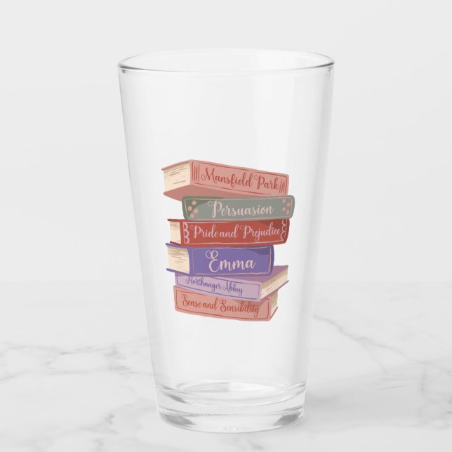 Jane Austen Romane V Glas (Vorderseite)