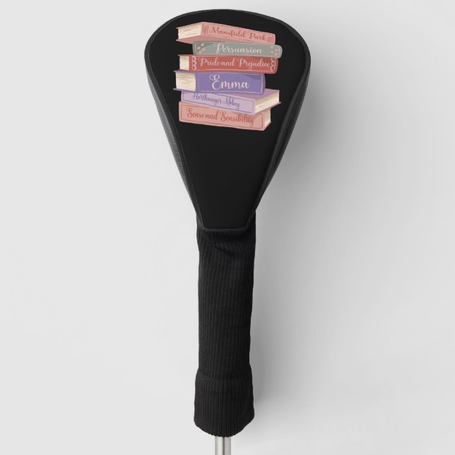 Jane Austen Romane V Golf Headcover (Vorderseite)