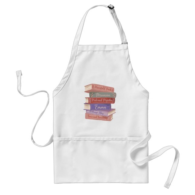 Jane Austen Romane V Schürze (Vorne)