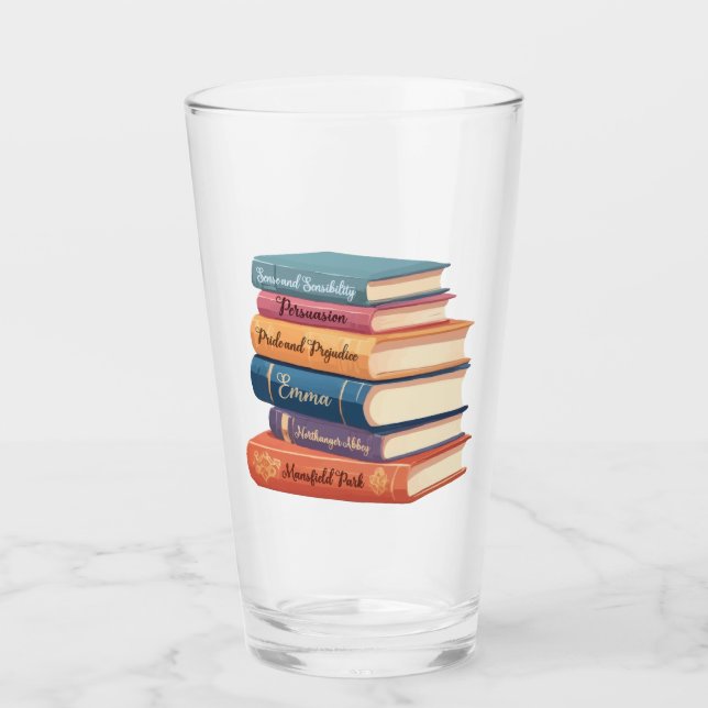 Jane Austen Romane VII Glas (Vorderseite)