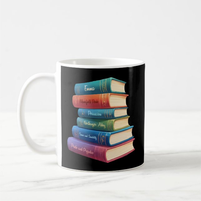 Jane Austen Romane VIII Kaffeetasse (Links)