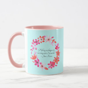 Jane Austen Selbstfürsorge-Zitat – Mansfield Park Tasse