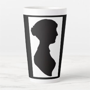 Jane-Austen-Silhouette Milchtasse