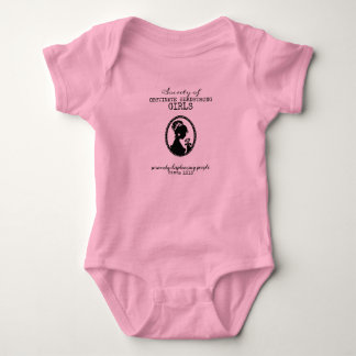 Jane Austen Society of Obstinate Headstrong Girls Baby Strampler