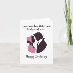 Jane Austen Stolz und Vorurteil Geburtstag  Karte