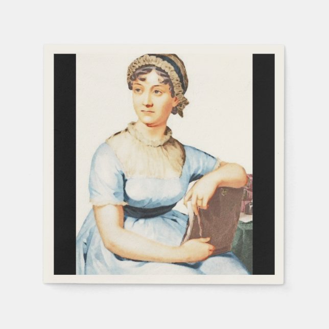 Jane Austen Theme Paper Napkins Serviette (Vorderseite)