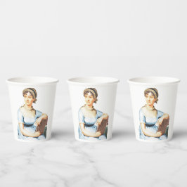 Jane Austen Theme Pappbecher