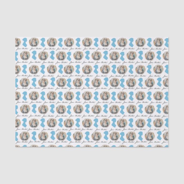Jane Austen Tissue Paper Seidenpapier (Vorderseite)