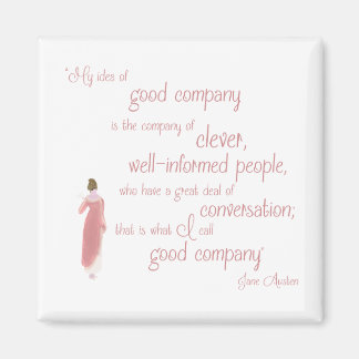 Jane Austen überzeugt gutes Unternehmensangebot Magnet
