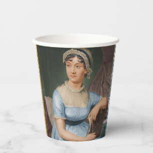 Jane Austen und ihre Romane Paper Cups Pappbecher