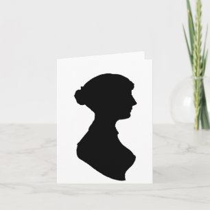 Jane Austen Zitat  Feiertagskarte