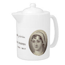 Jane Austenporträt und -zitat… nichts aber Tee