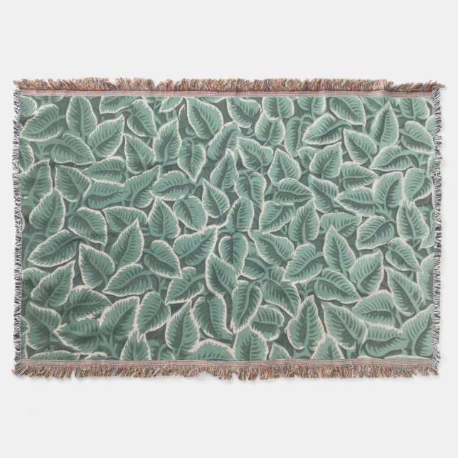 Jane Austens Home Leaf Tapete Decke (Vorderseite)