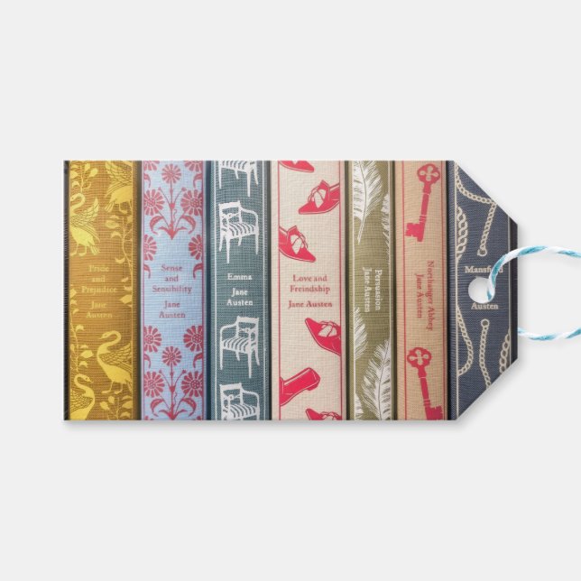 Jane Austen's Novels Geschenkanhänger (Vorderseite (Horizontal))