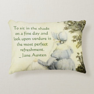 Jane Austen's Portrait +quote Dekokissen
