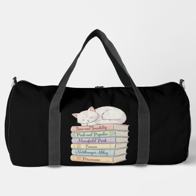 Jane Austens Romane IX Duffle Bag (Vorderseite)