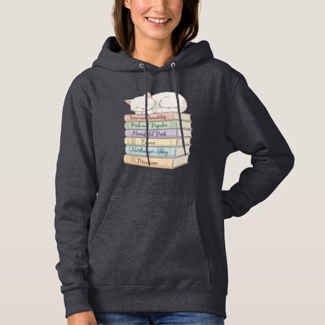 Jane Austens Romane IX Hoodie (Vorderseite)