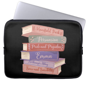 Jane Austens Romane V Laptopschutzhülle