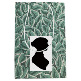 Jane Austen's Silhouette &  Home Wallpaper Mittlere Geschenktüte