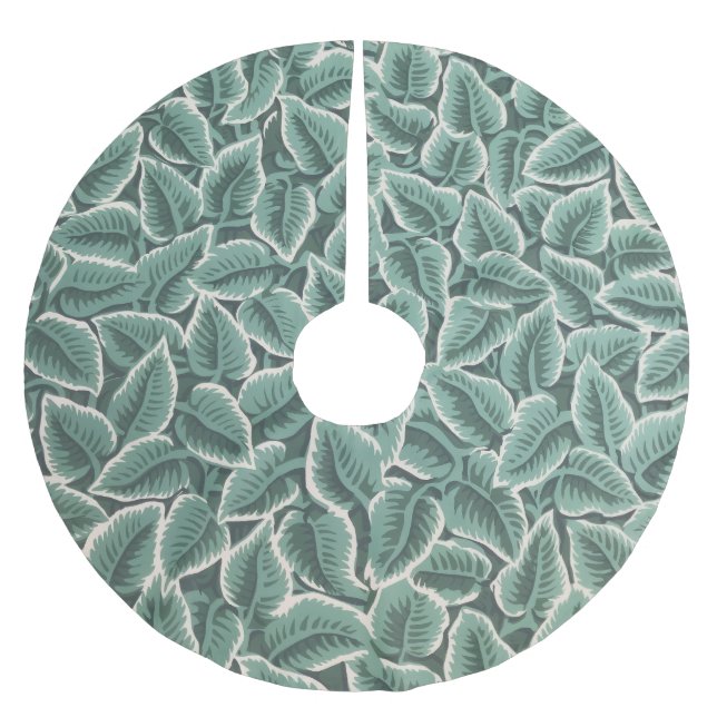 Jane Austens Zuhause Polyester Weihnachtsbaumdecke (Vorderseite)