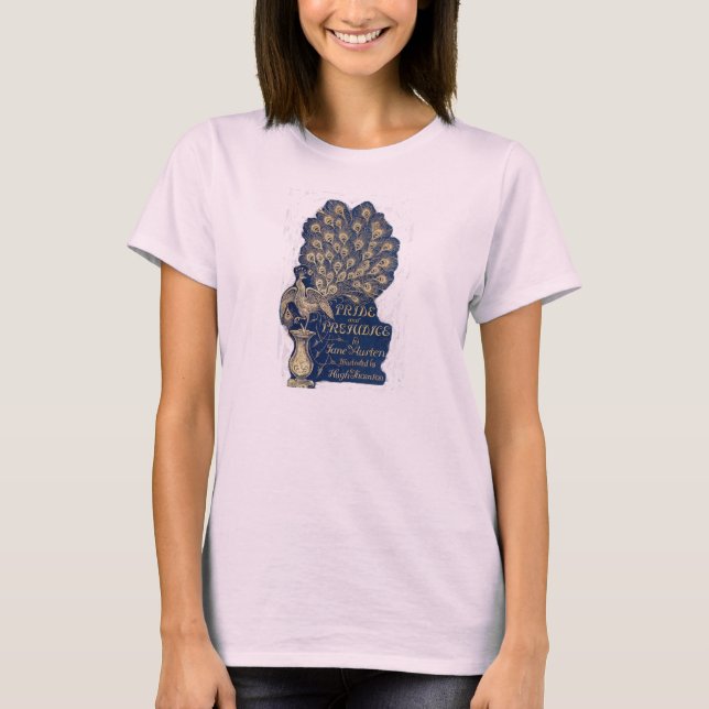 Jane Austenstolz-und -vorurteil-Pfau 1894 T-Shirt (Vorderseite)