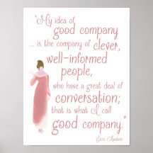 Jane Auten "Good Company" Zitat von Persuasion