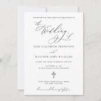 Jane Christian Faire-part de mariage avec RSVP