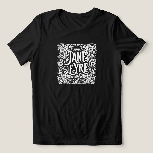 Jane Eyre Book Tri-Blend Shirt (Design Vorderseite)
