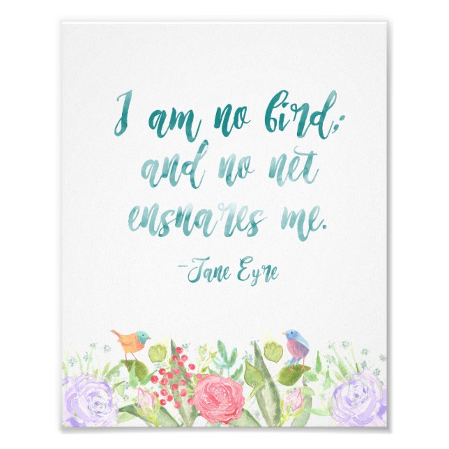Jane Eyre - I Am No Bird - Print Fotodruck (Vorne)