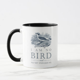Jane Eyre - I Am No Bird - Vintager Vogel Tasse