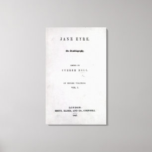 Jane Eyre Leinwanddruck