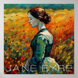 Jane Eyre Monet Style Malerei Poster