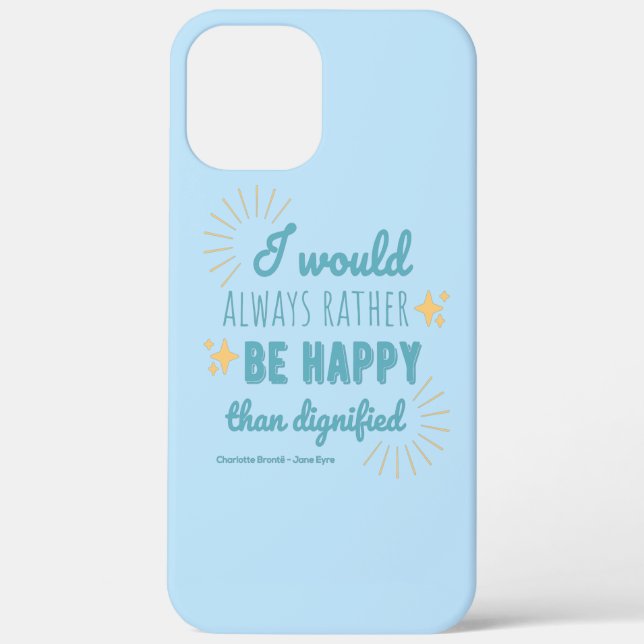 Jane Eyre Quote I - Blue Edition Case-Mate iPhone Hülle (Rückseite)