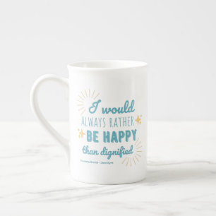 Jane Eyre Quote I - Blue Edition Prozellantasse