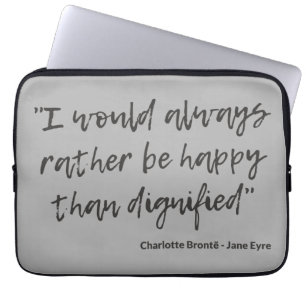 Jane Eyre Quote I Laptopschutzhülle